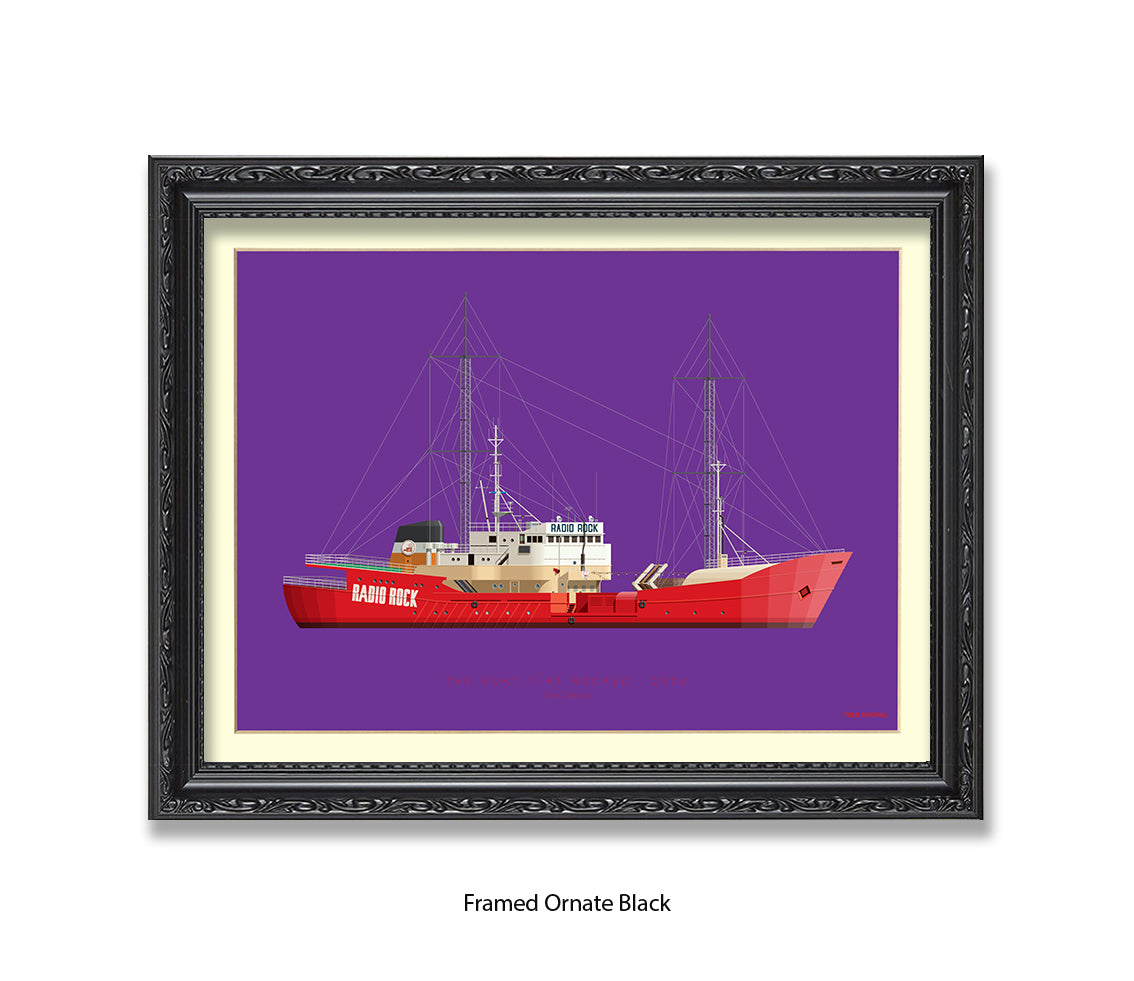 Boat That Rocked - Timor Challenger Fred Birchal Art Print