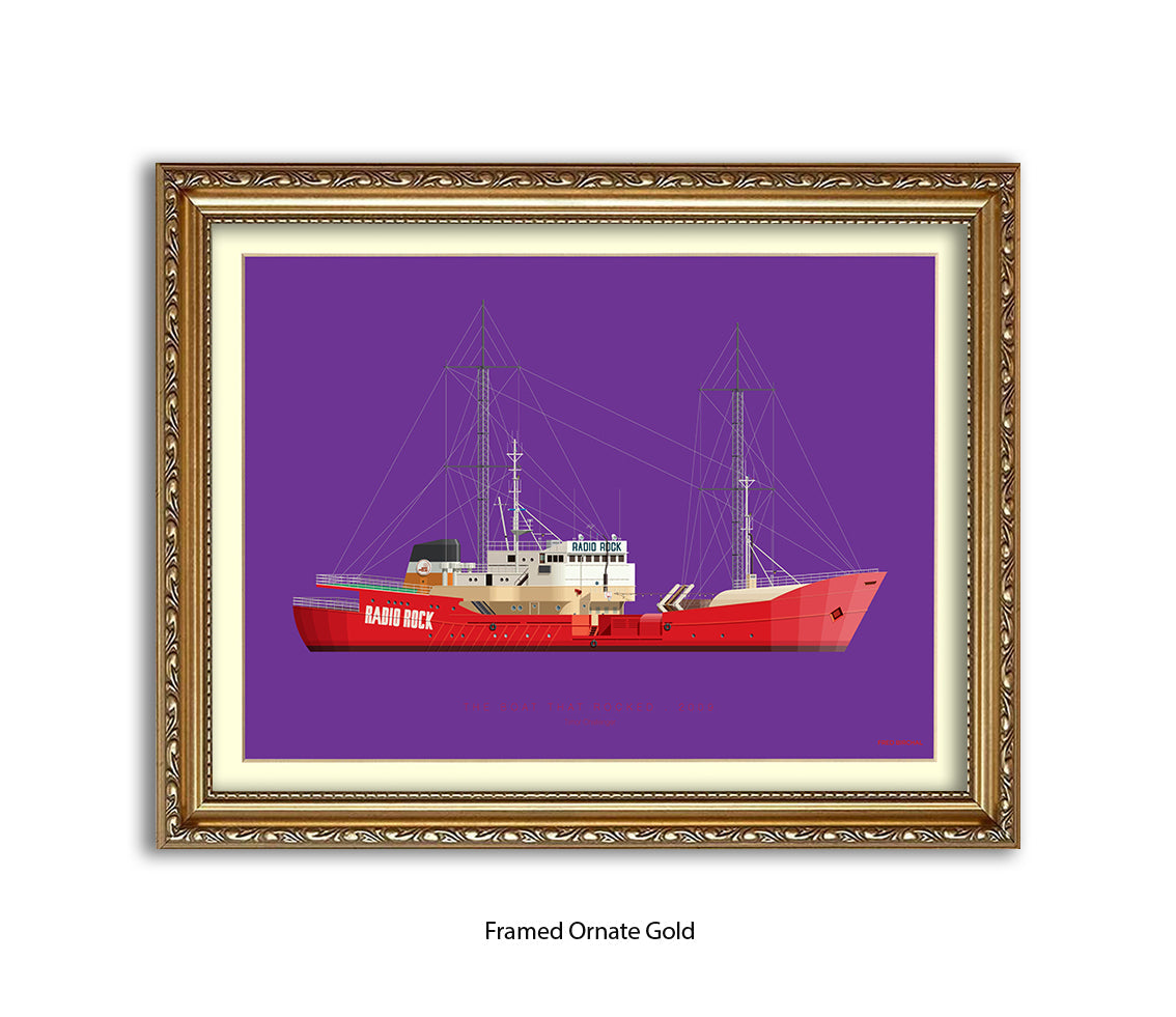 Boat That Rocked - Timor Challenger Fred Birchal Art Print