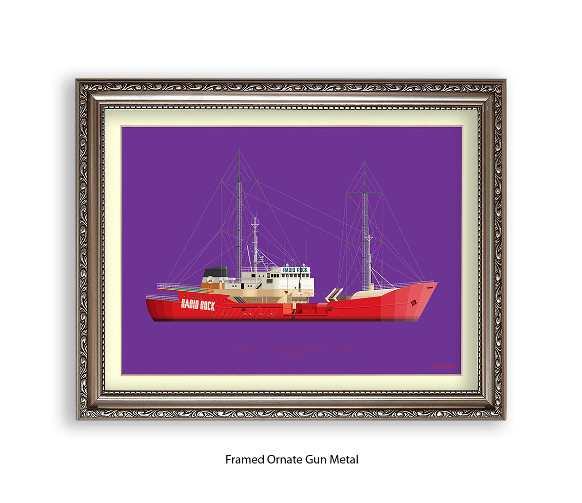 Boat That Rocked - Timor Challenger Fred Birchal Art Print