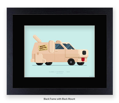 Dumb & Dumber 1984 Ford Econoline - Fred Birchal Art Print