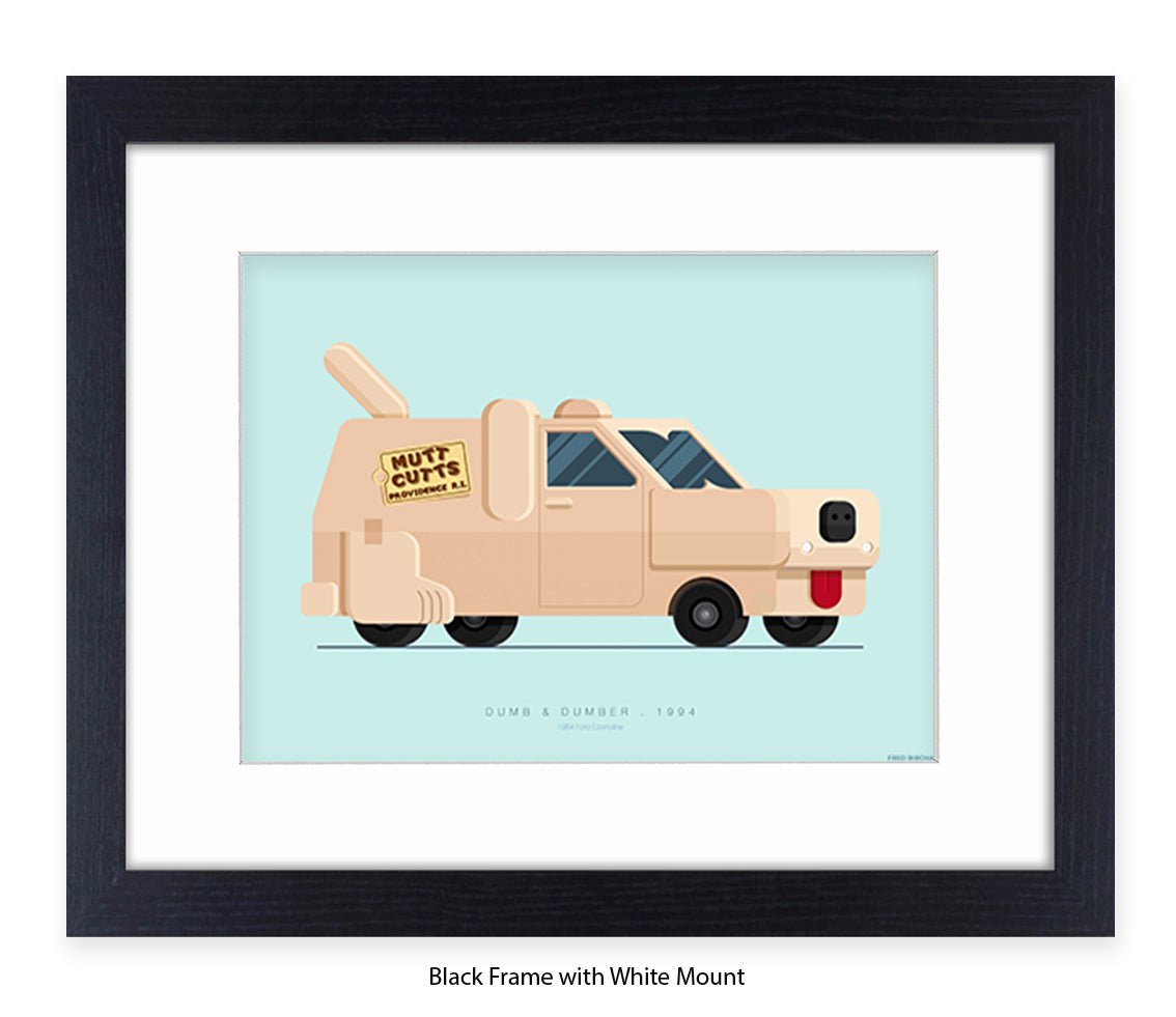 Dumb & Dumber 1984 Ford Econoline - Fred Birchal Art Print