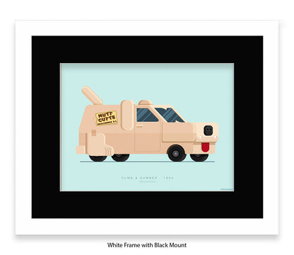 Dumb & Dumber 1984 Ford Econoline - Fred Birchal Art Print