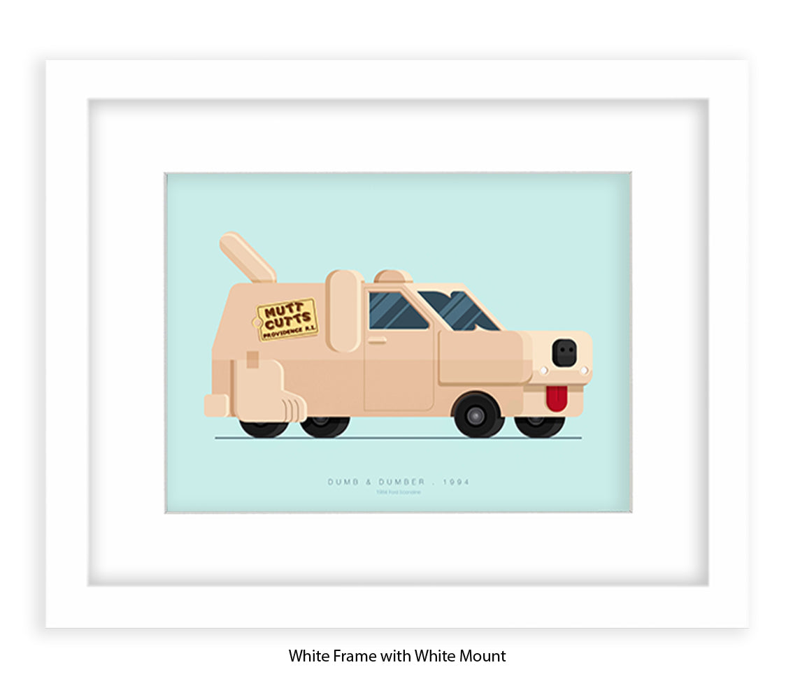 Dumb & Dumber 1984 Ford Econoline - Fred Birchal Art Print