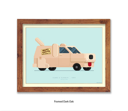 Dumb & Dumber 1984 Ford Econoline - Fred Birchal Art Print