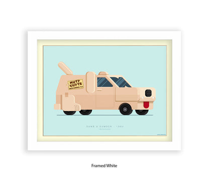 Dumb & Dumber 1984 Ford Econoline - Fred Birchal Art Print