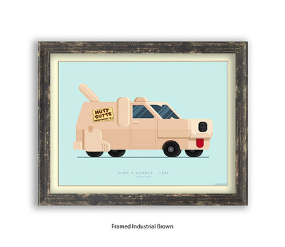 Dumb & Dumber 1984 Ford Econoline - Fred Birchal Art Print