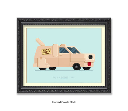 Dumb & Dumber 1984 Ford Econoline - Fred Birchal Art Print