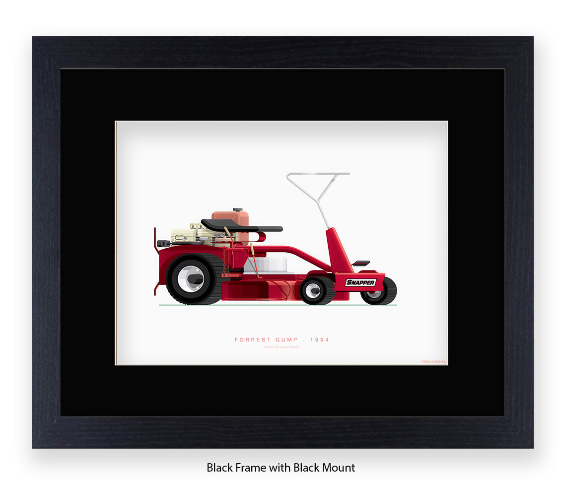 Forrest Gump - Comet Snapper Mower - Fred Birchal Art Print