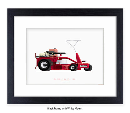 Forrest Gump - Comet Snapper Mower - Fred Birchal Art Print