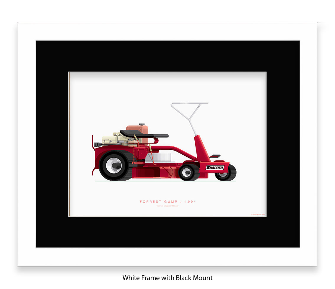 Forrest Gump - Comet Snapper Mower - Fred Birchal Art Print