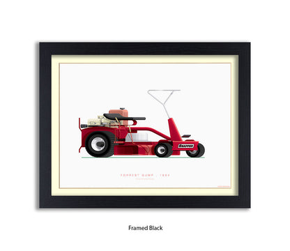 Forrest Gump - Comet Snapper Mower - Fred Birchal Art Print