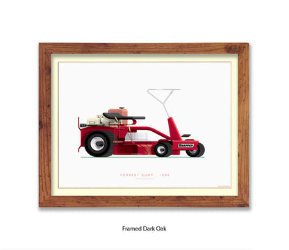 Forrest Gump - Comet Snapper Mower - Fred Birchal Art Print