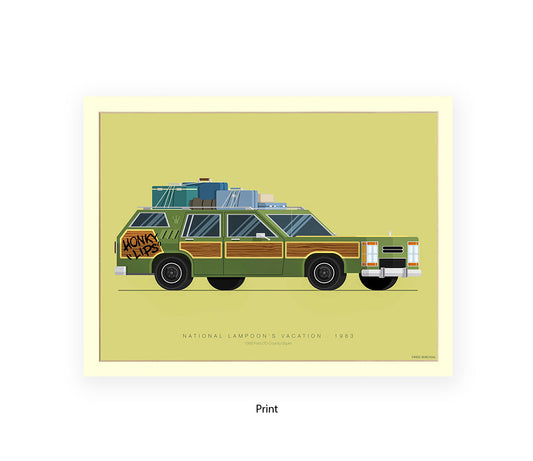 National Lampoon's Vacation - 1968 Ford - Fred Birchal Art Print