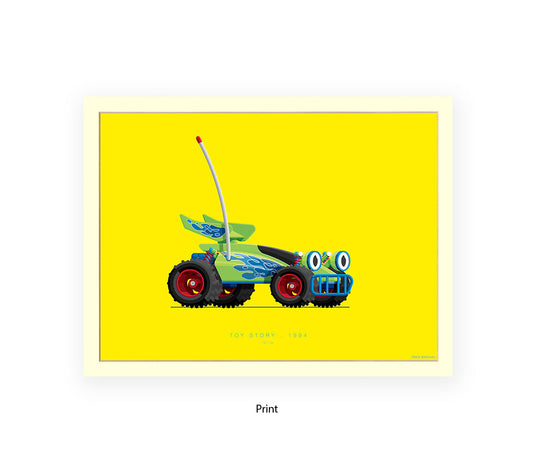 Toy Story - RC Car - Fred Birchal Art Print