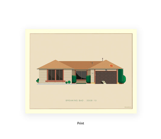 Breaking Bad - House - Fred Birchal Art Print