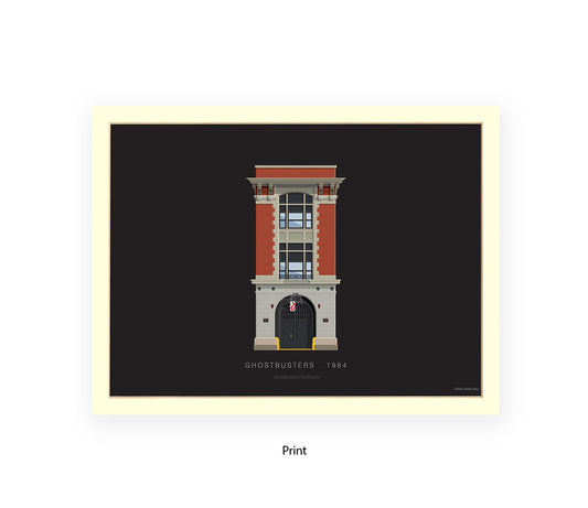 Ghostbusters - Firehouse - Fred Birchal Art Print