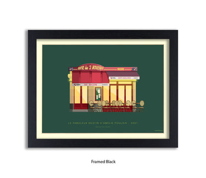 Le Fabuleux Destin d'çmŽlie Poulain - Cafe - Fred Birchal Art Print