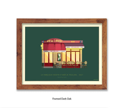 Le Fabuleux Destin d'çmŽlie Poulain - Cafe - Fred Birchal Art Print