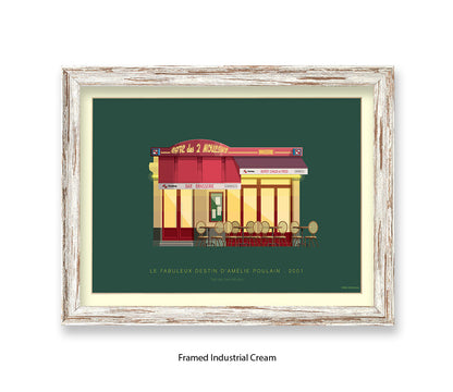 Le Fabuleux Destin d'çmŽlie Poulain - Cafe - Fred Birchal Art Print