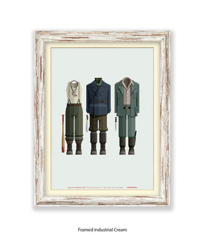 Inglourious Basterds Three Characters Fred Birchal Art Print