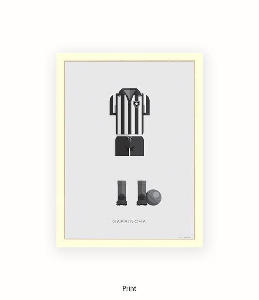 Garrincha Fred Birchal Art Print