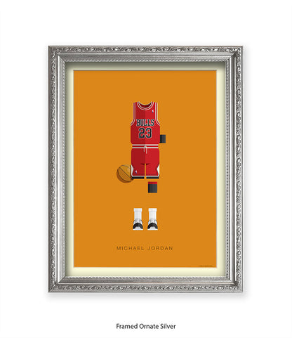 Michael Jordan Fred Birchal Art Print