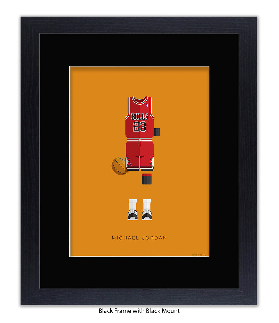 Michael Jordan Fred Birchal Art Print