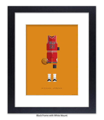 Michael Jordan Fred Birchal Art Print