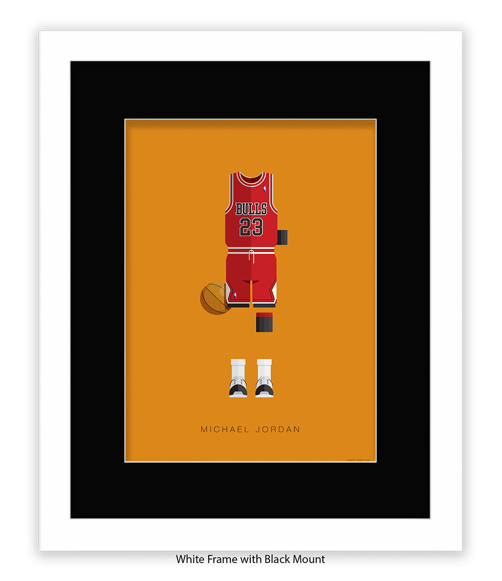 Michael Jordan Fred Birchal Art Print