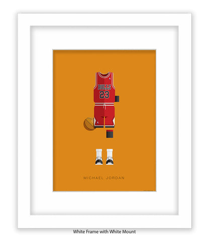 Michael Jordan Fred Birchal Art Print