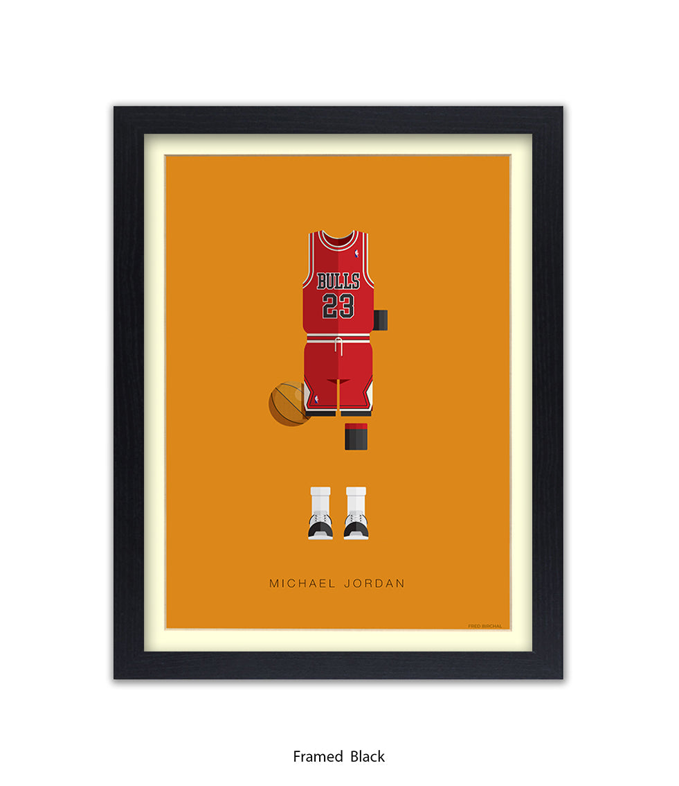 Michael Jordan Fred Birchal Art Print