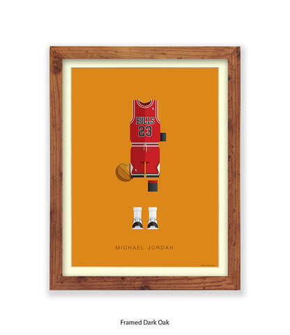 Michael Jordan Fred Birchal Art Print