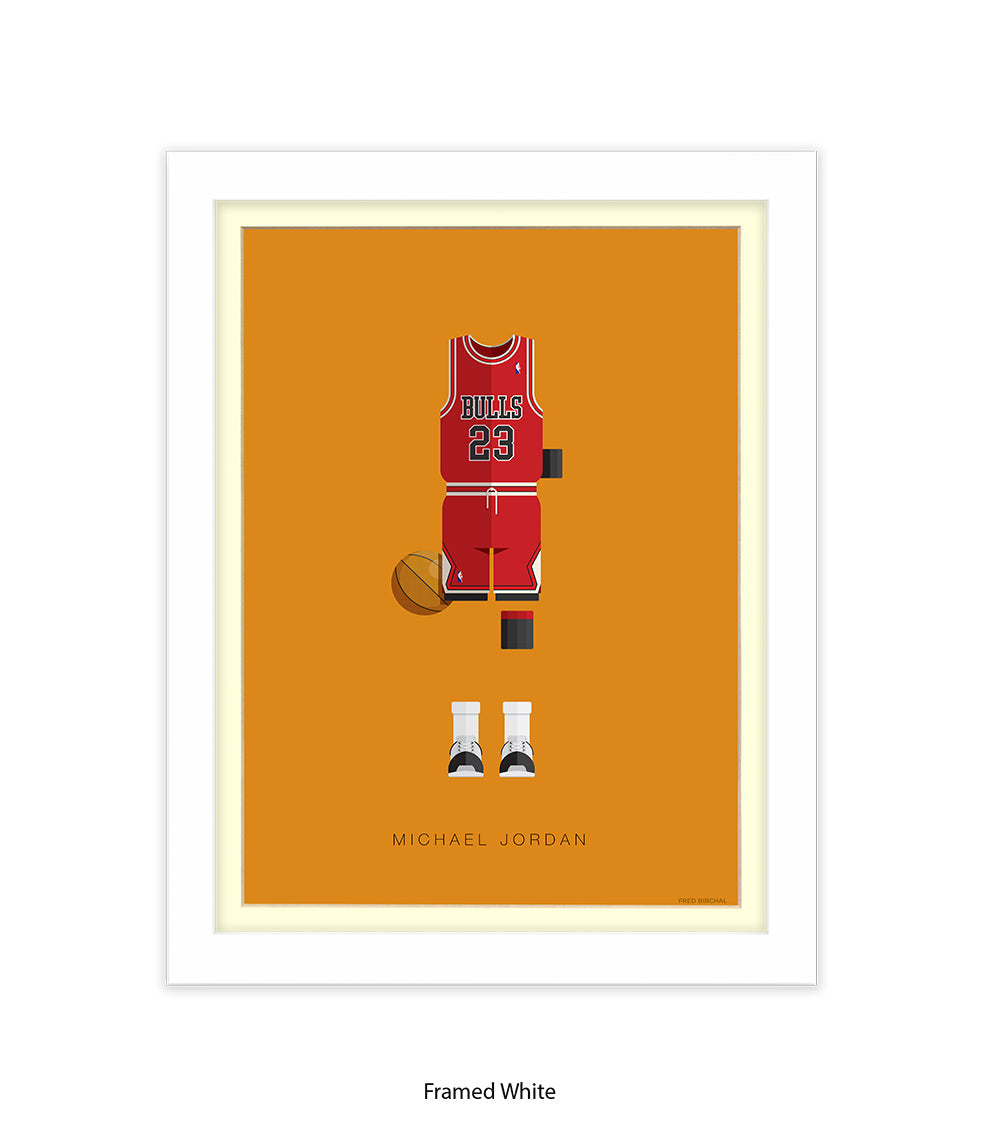 Michael Jordan Fred Birchal Art Print