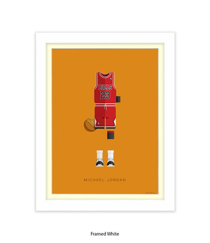 Michael Jordan Fred Birchal Art Print