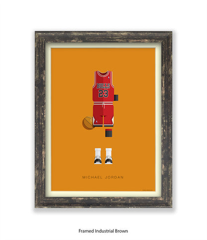 Michael Jordan Fred Birchal Art Print