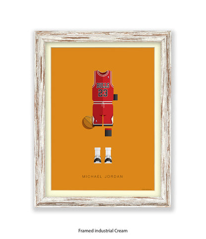 Michael Jordan Fred Birchal Art Print