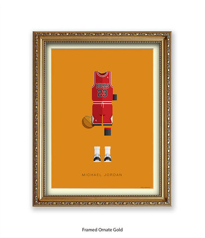 Michael Jordan Fred Birchal Art Print