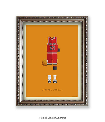 Michael Jordan Fred Birchal Art Print