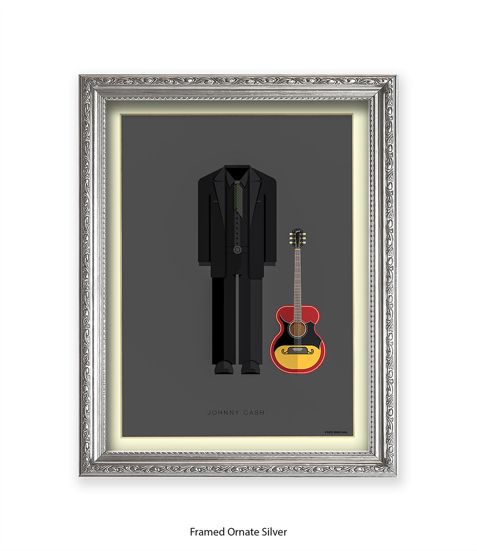 Johnny Cash Fred Birchal Art Print