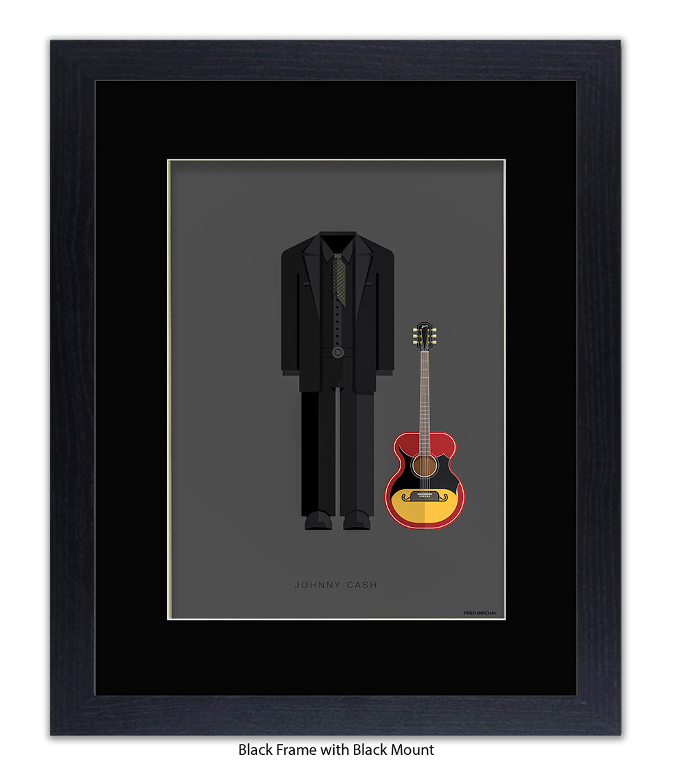 Johnny Cash Fred Birchal Art Print