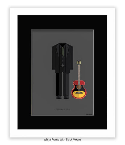 Johnny Cash Fred Birchal Art Print