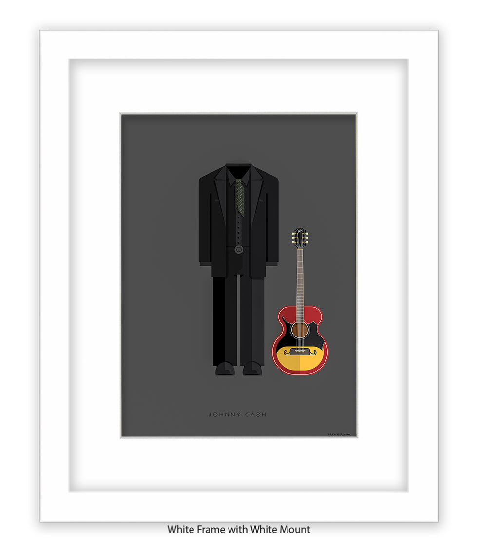 Johnny Cash Fred Birchal Art Print