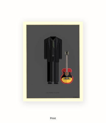 Johnny Cash Fred Birchal Art Print