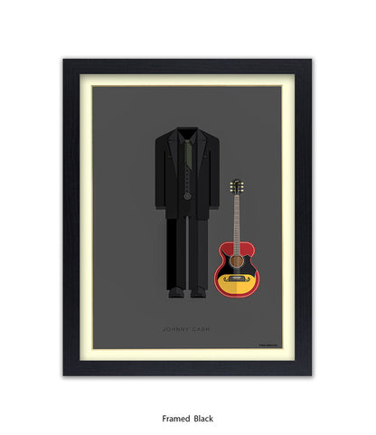 Johnny Cash Fred Birchal Art Print