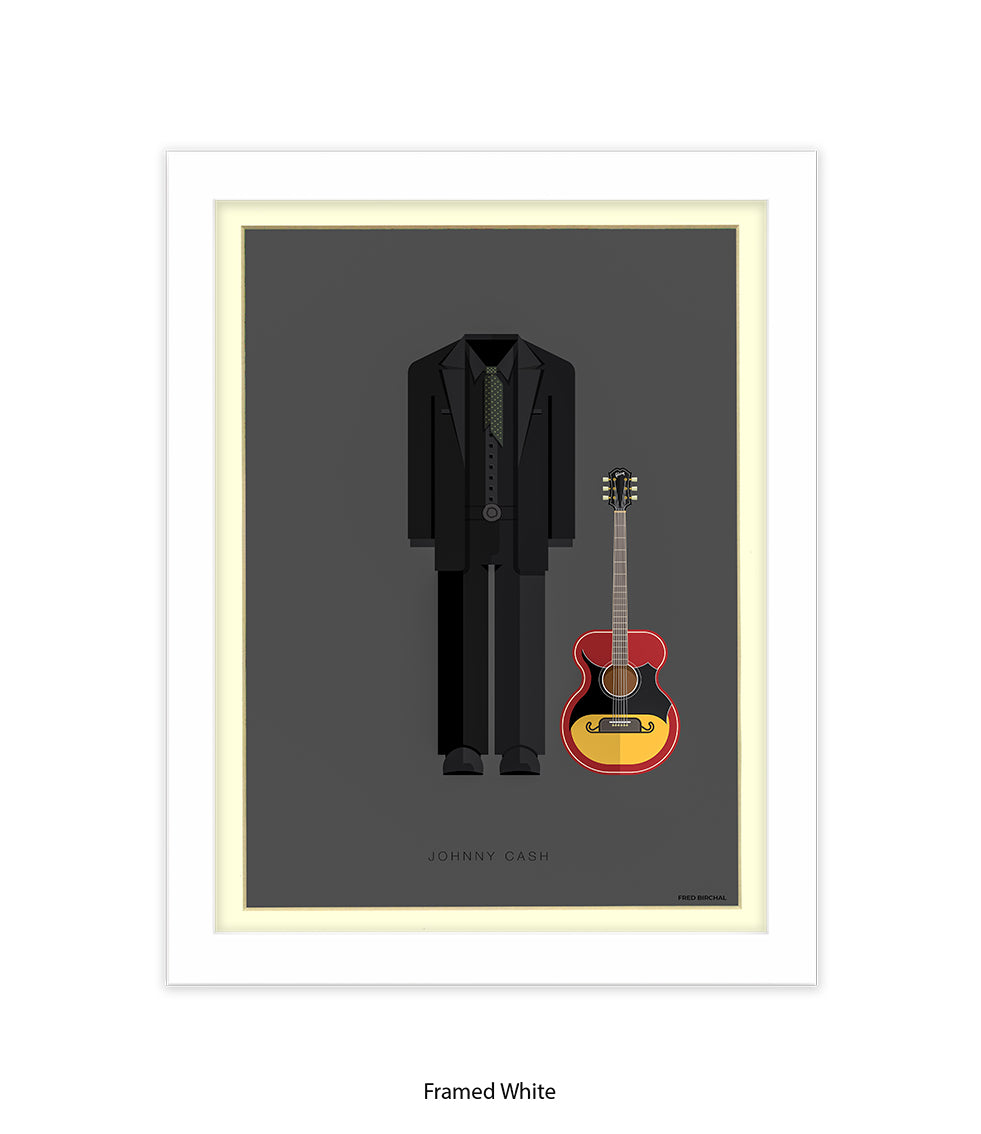 Johnny Cash Fred Birchal Art Print