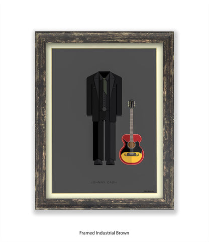 Johnny Cash Fred Birchal Art Print