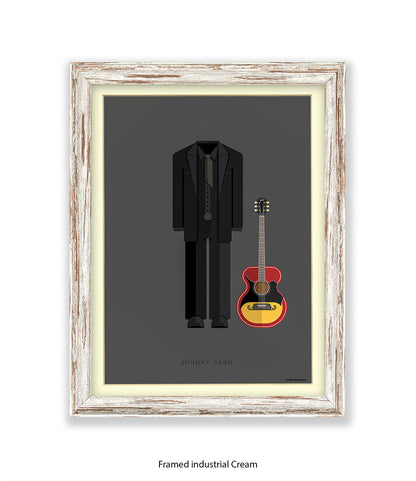 Johnny Cash Fred Birchal Art Print