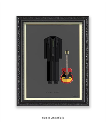 Johnny Cash Fred Birchal Art Print