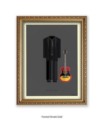 Johnny Cash Fred Birchal Art Print