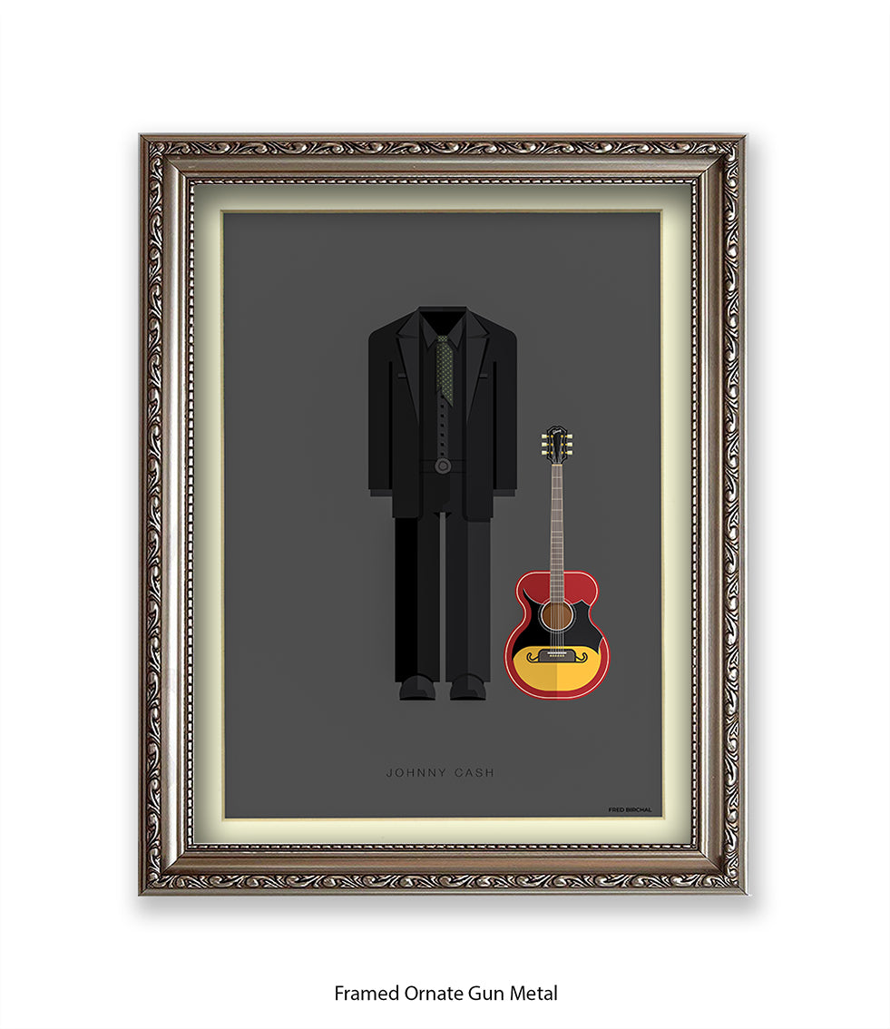 Johnny Cash Fred Birchal Art Print